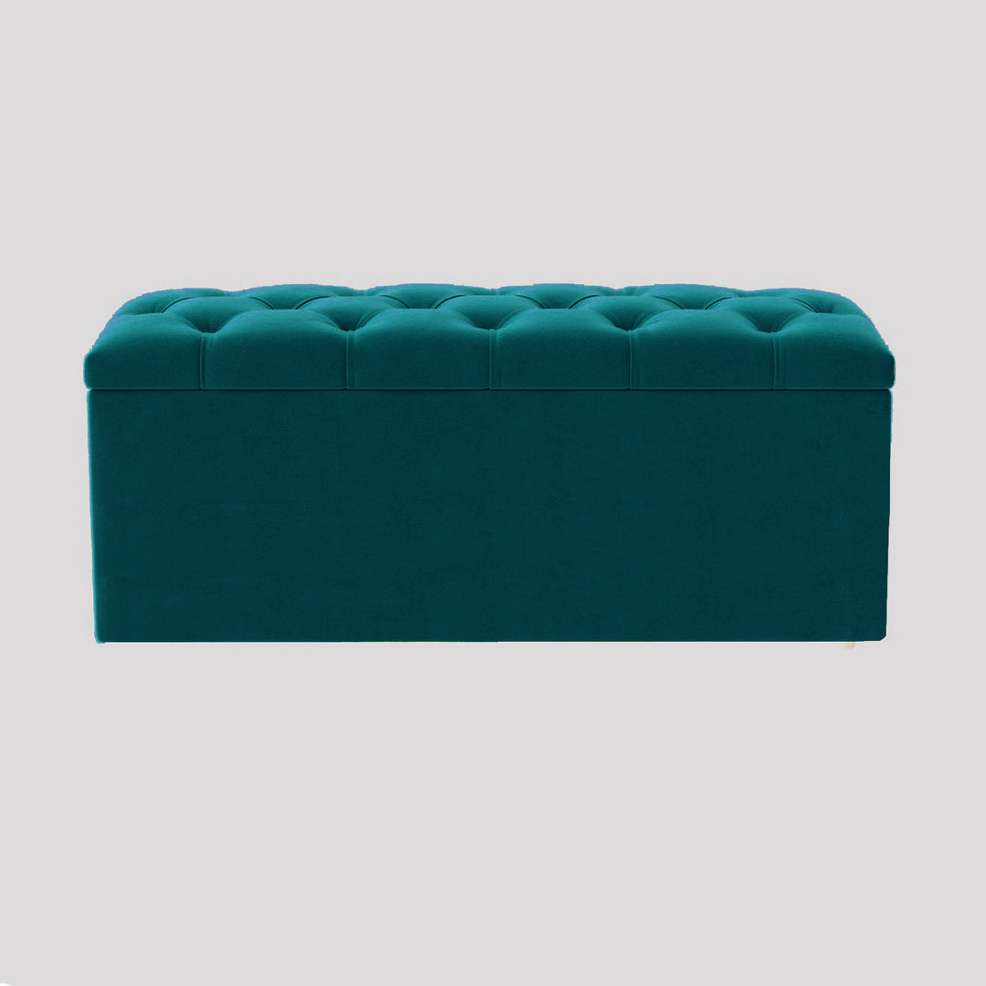 Luna Chesterfield Blanket Storage Box