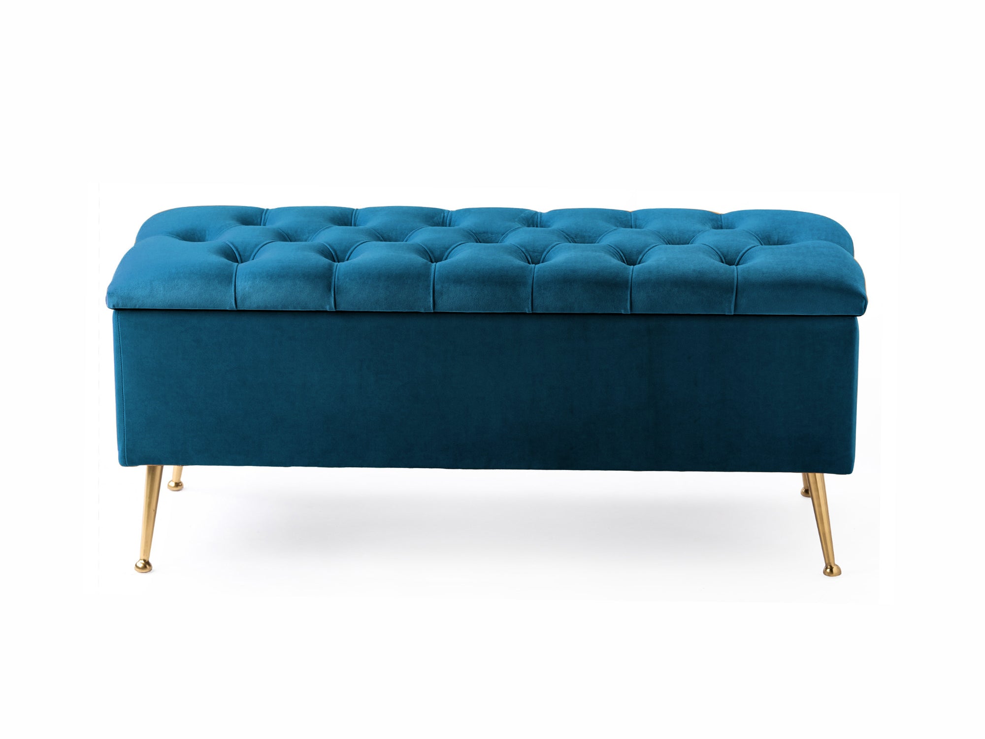 Amara Chesterfield Ottoman Storage Bench with Legs