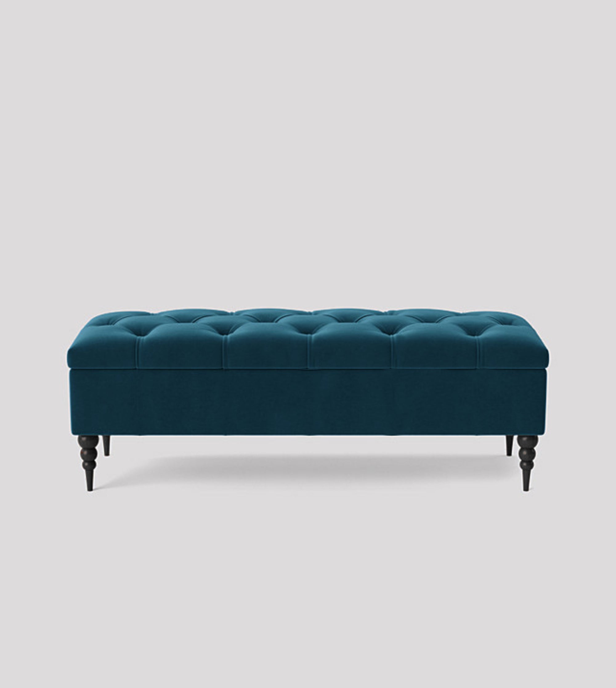 Safar Chesterfield Bench with Storage, Ottoman Storage Bench