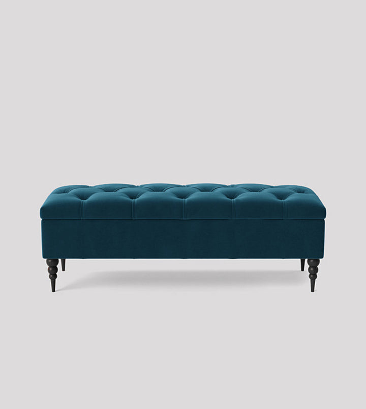 Safar Chesterfield Shoe Storage Bench with Legs