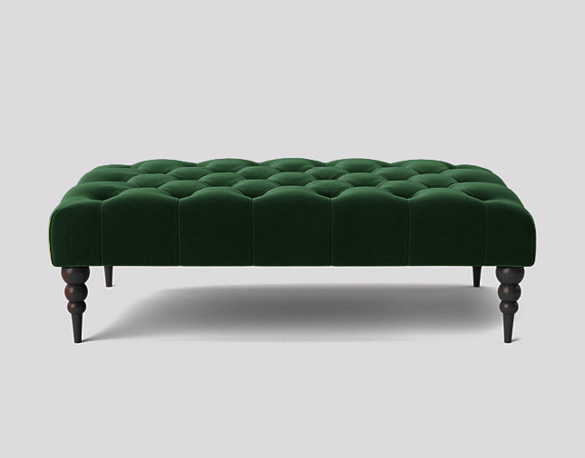 Alyana Rectangle Chesterfield Upholstered Footstool