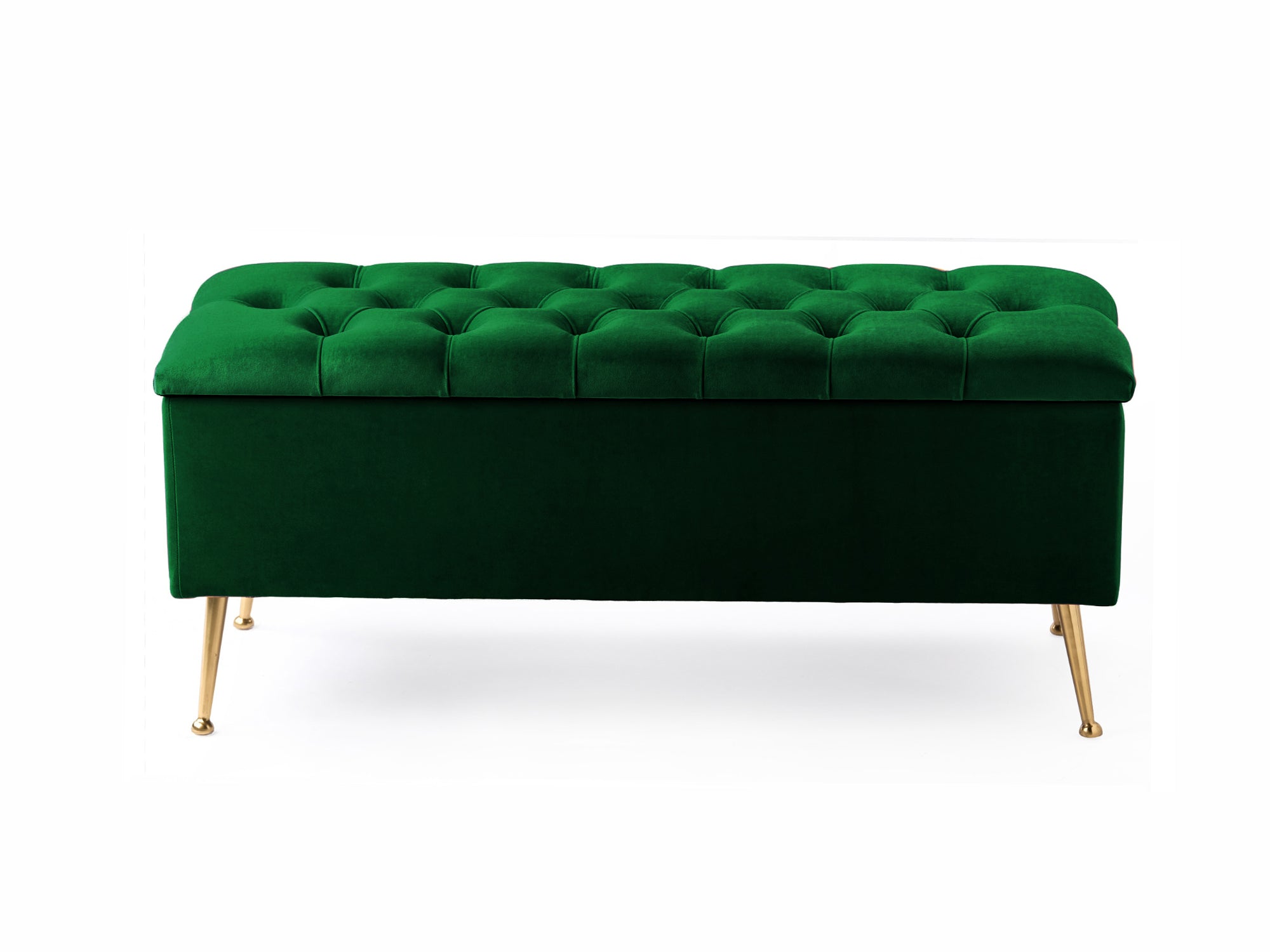 Amara Chesterfield Ottoman Storage Bench with Legs