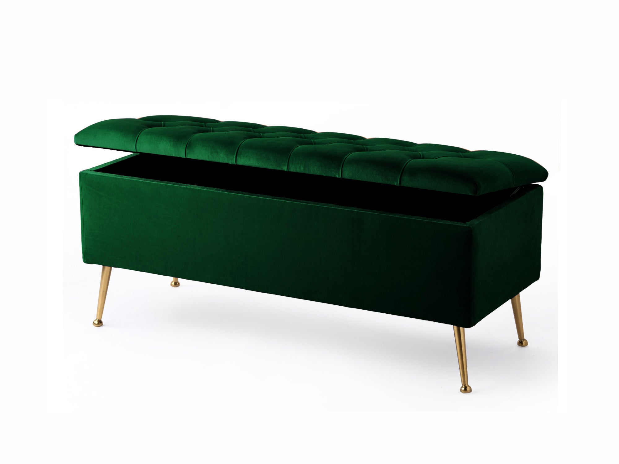 Amara Chesterfield Ottoman Storage Bench with Legs