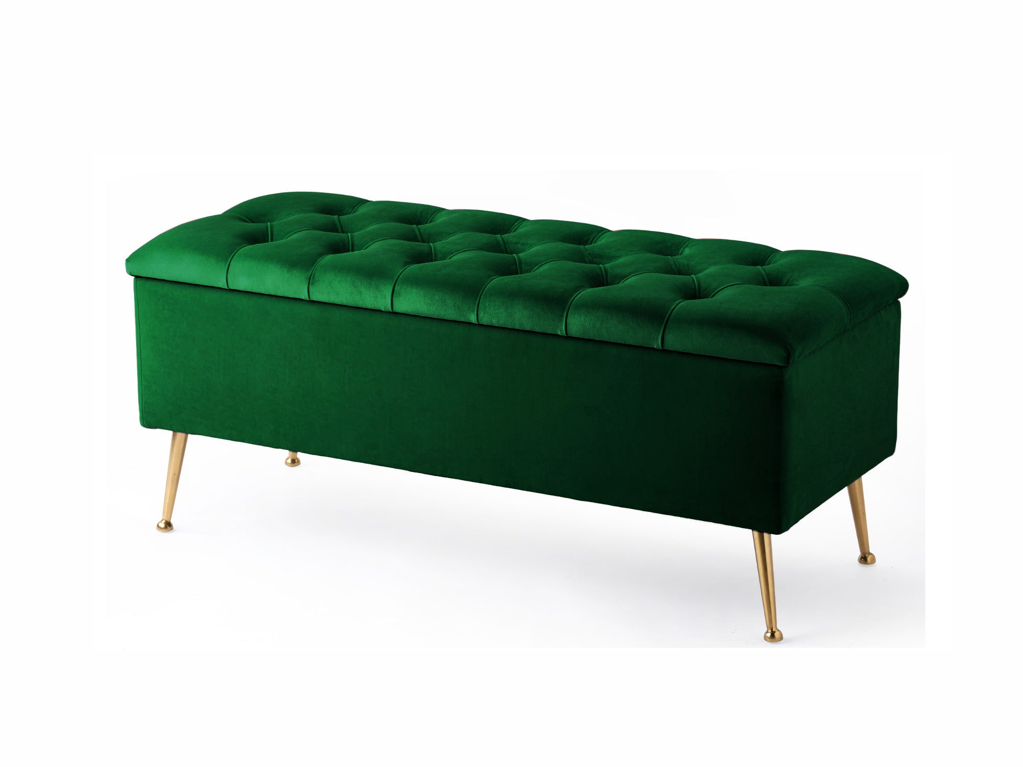 Amara Chesterfield Ottoman Storage Bench with Legs