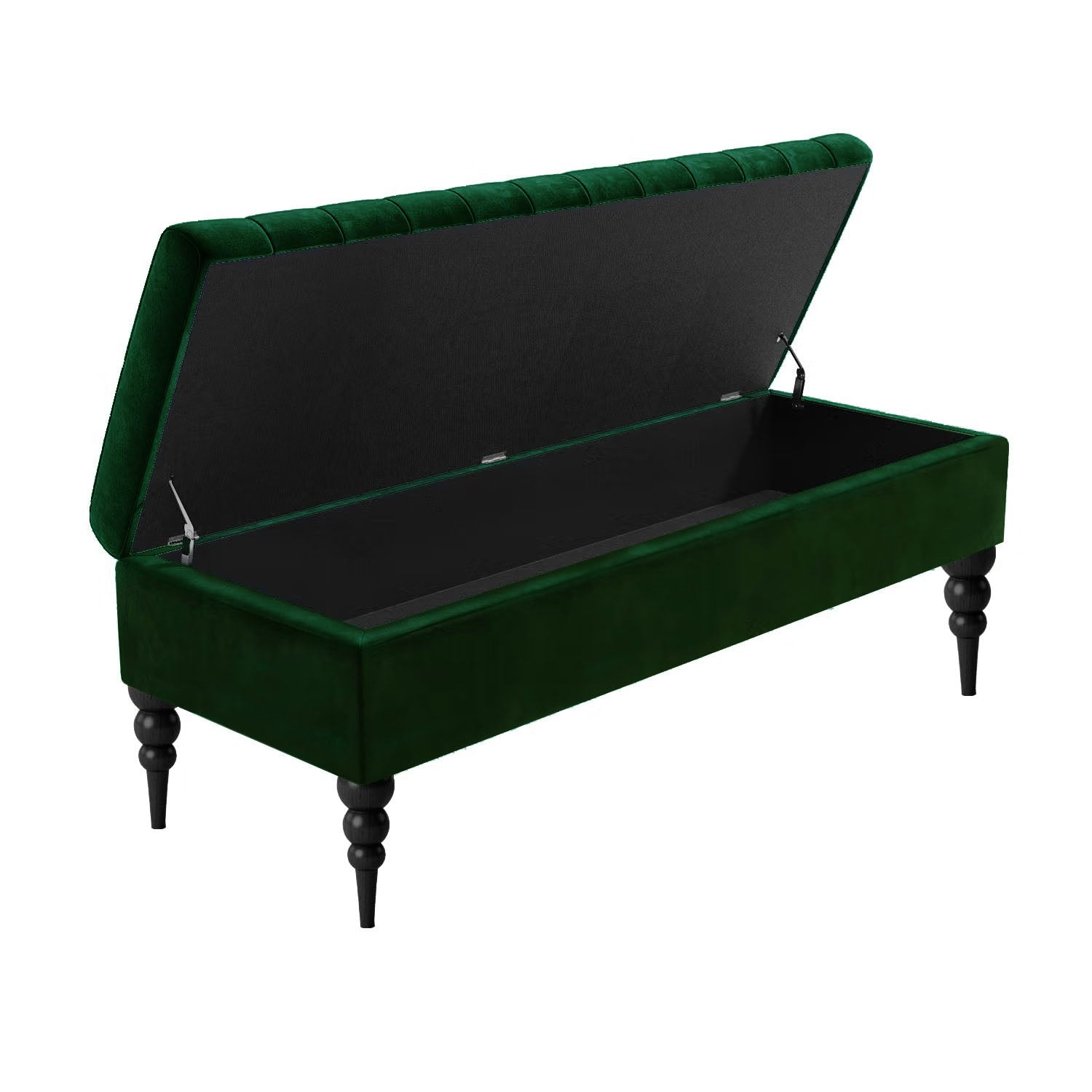 Sierra Ottoman Storage Bench with Legs