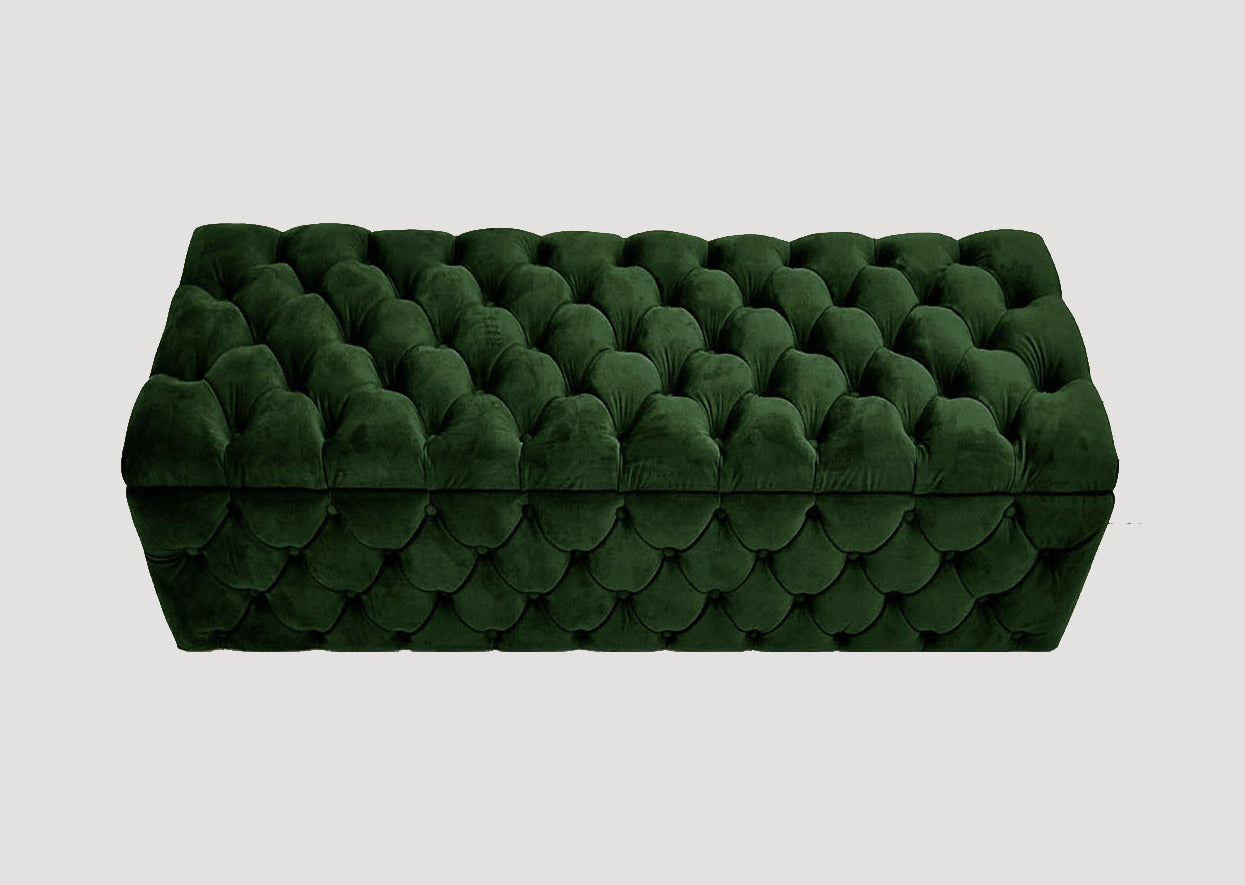 Lux Italian Large Ottoman Box - Blanket Box