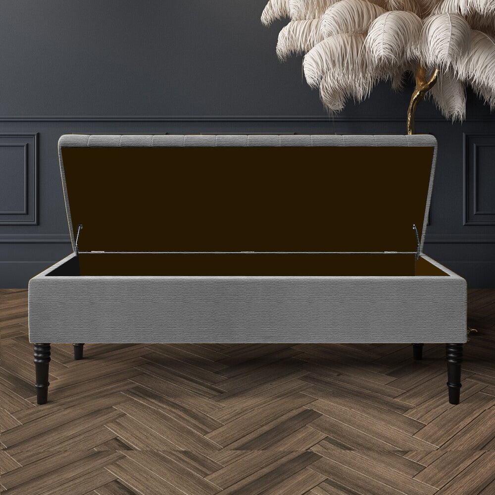 Safar Ottoman Storage Bench in Naples Fabric