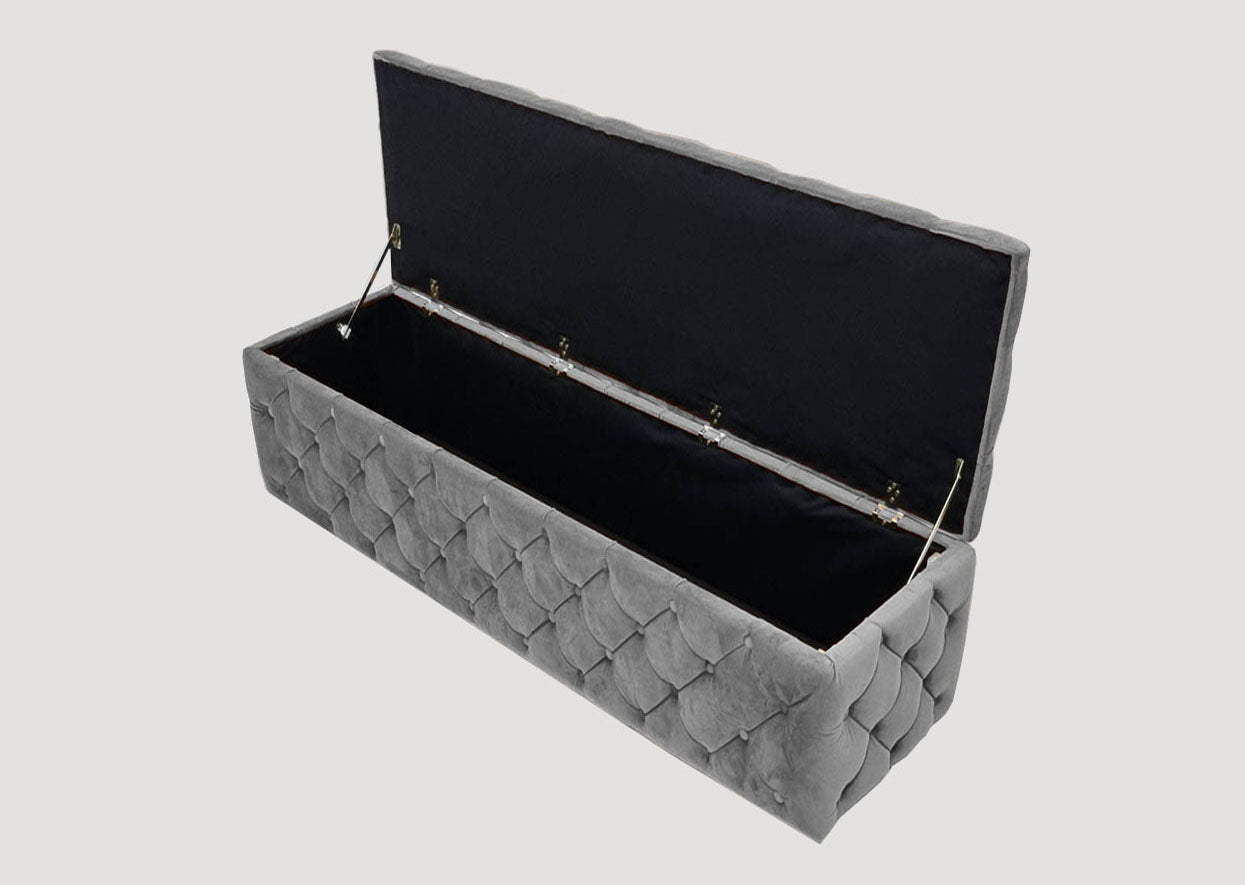 Lux Italian Large Ottoman Box - Blanket Box
