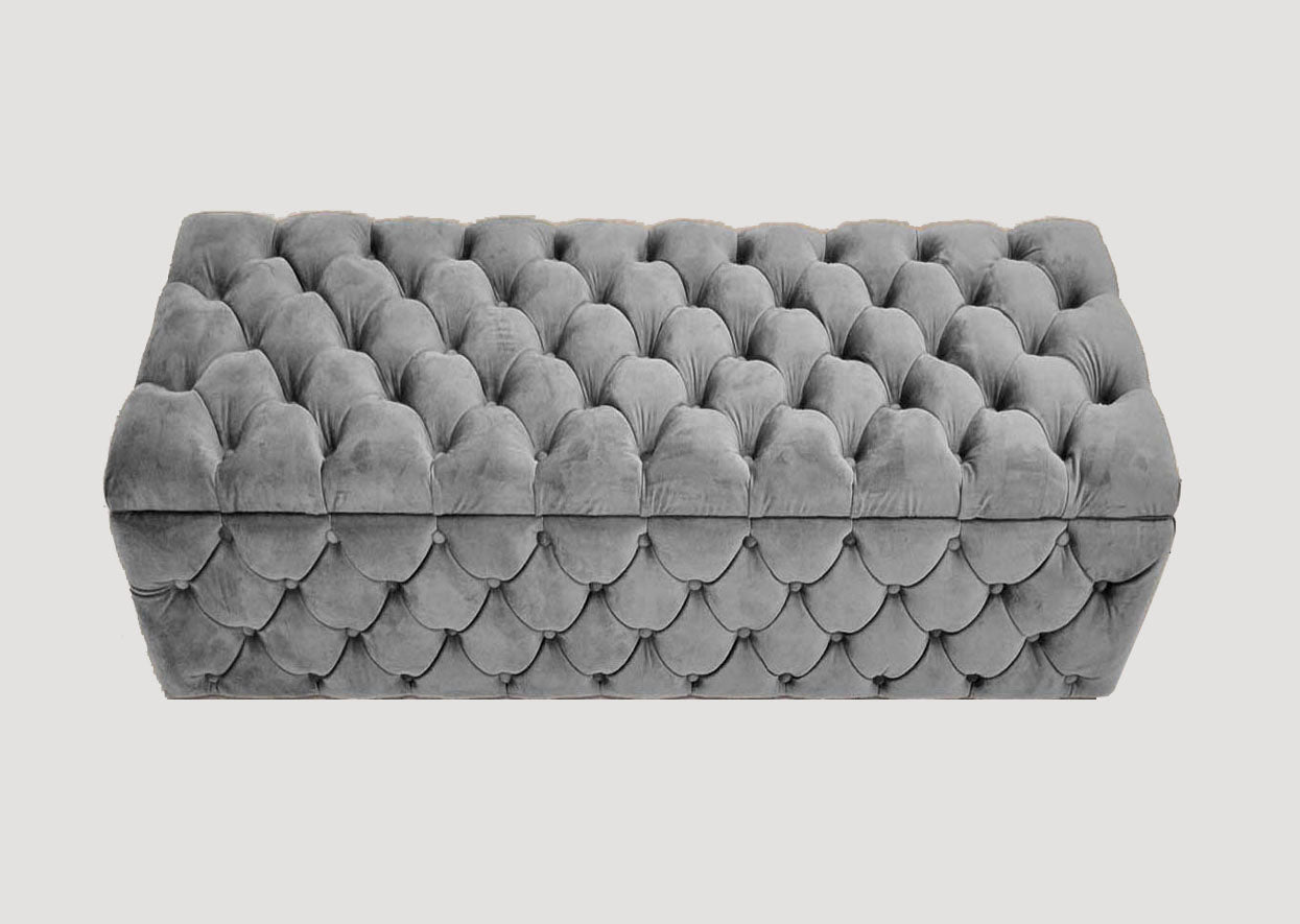 Lux Italian Large Ottoman Box - Blanket Box