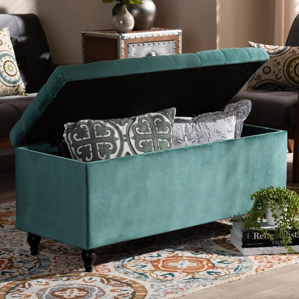 Grey plush •	End of bed storage ottoman •	Luxury velvet ottoman •	Tufted storage ottoman •	Deep storage ottoman •	Ottoman with hinged lid •	Velvet upholstered storage bench •	Multi-purpose storage ottoman •	Velvet furniture storage •	Ottoman seat with storage •	Shoe bench with storage •	Shoe changing bench •	End of bed bench