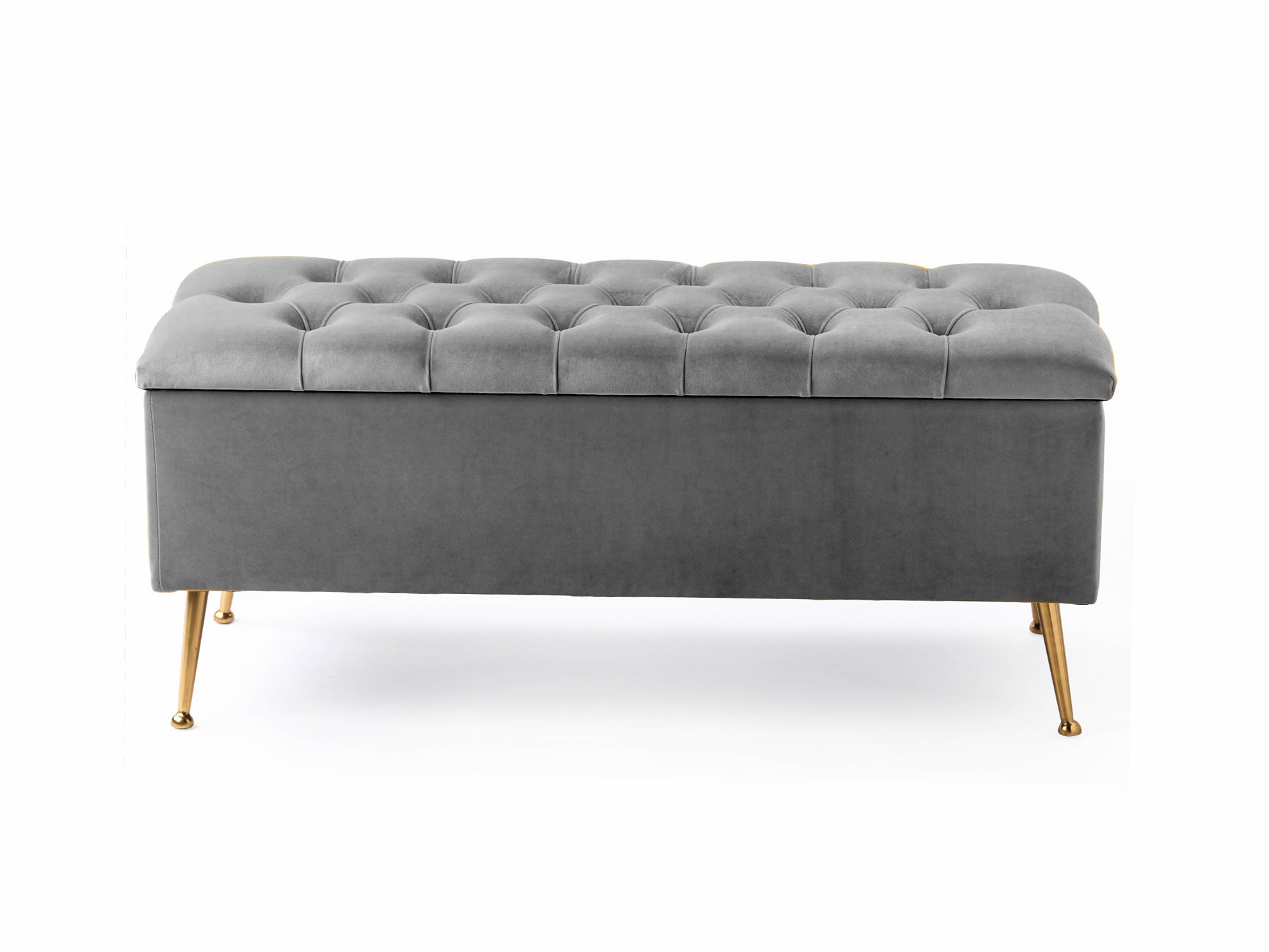 Amara Chesterfield Ottoman Storage Bench with Legs