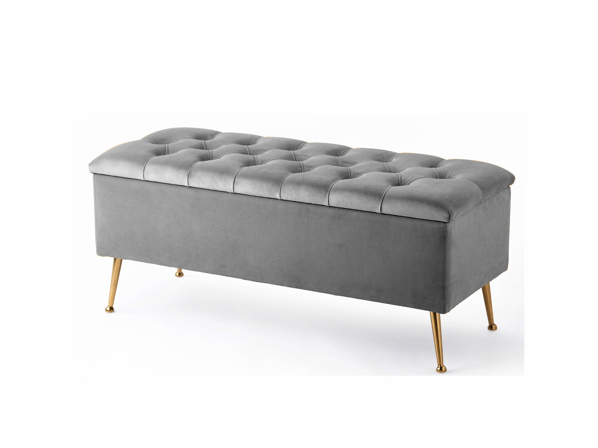 Amara Chesterfield Ottoman Storage Bench with Legs
