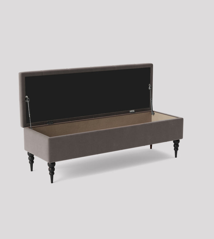 Safar Chesterfield Shoe Storage Bench with Legs