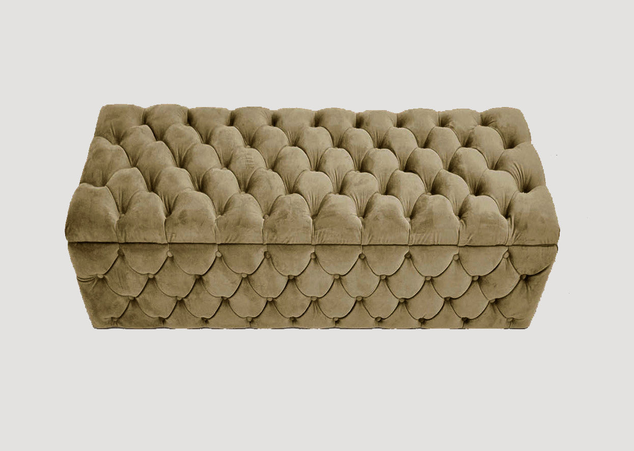 Lux Italian Large Ottoman Box - Blanket Box