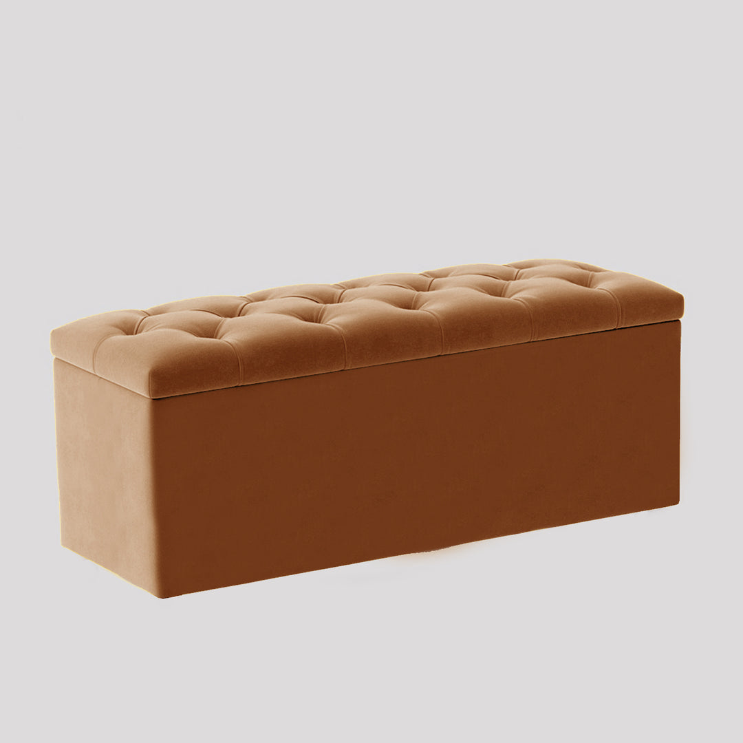 Luna Chesterfield Blanket Storage Box