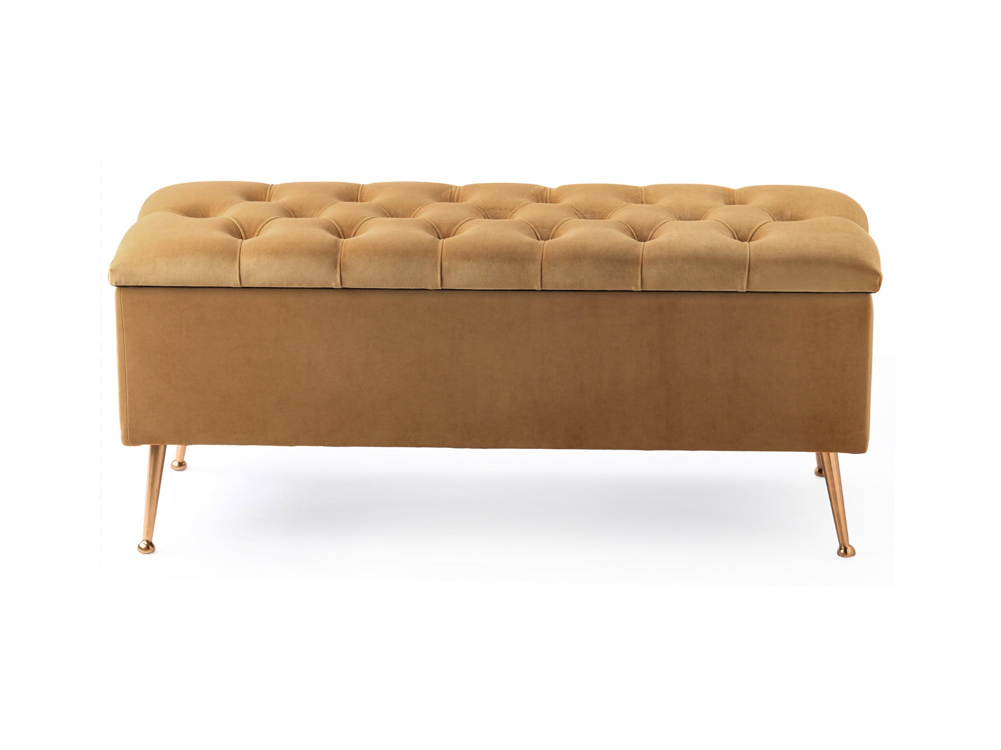 Amara Chesterfield Ottoman Storage Bench with Legs