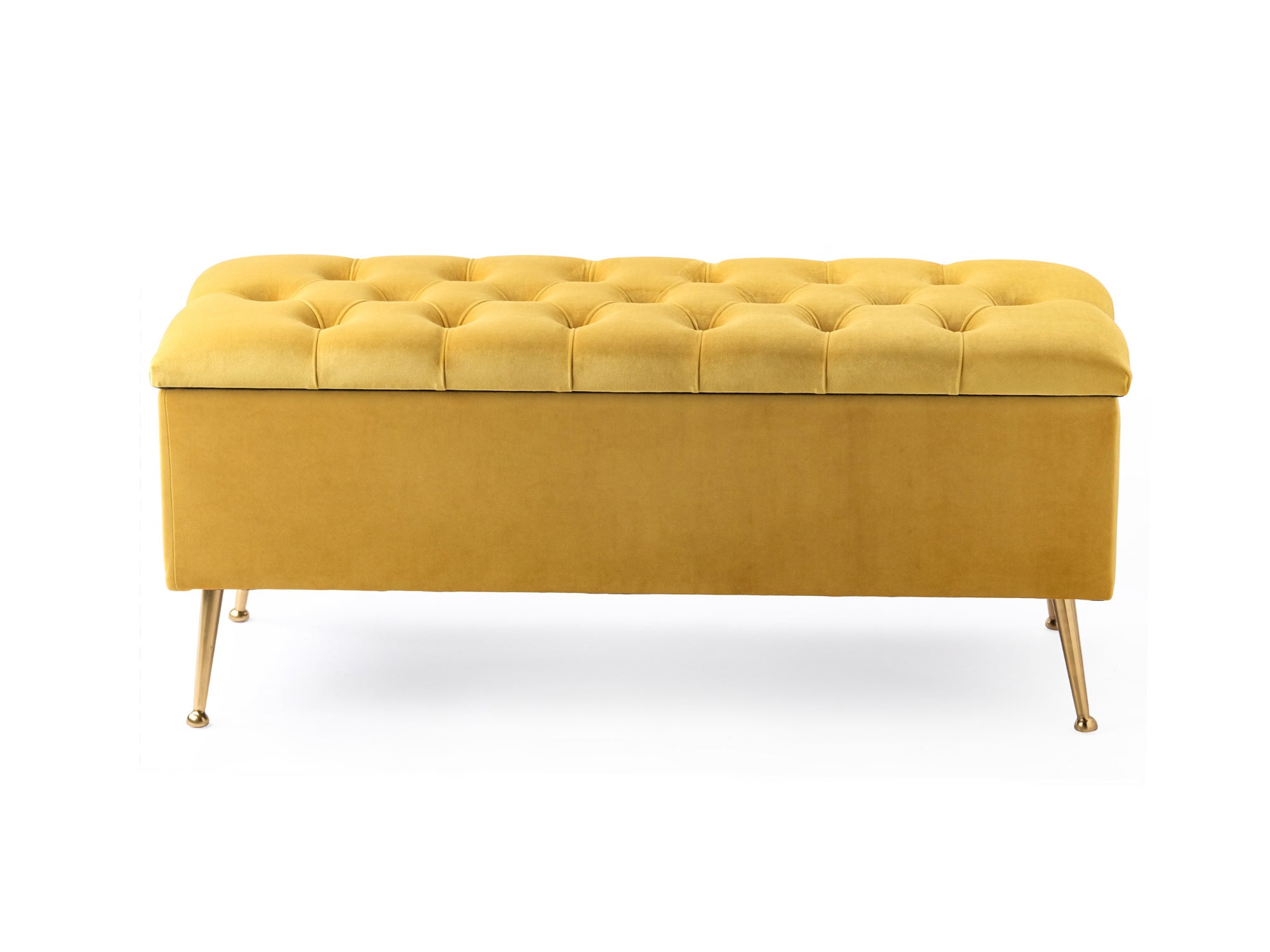 Amara Chesterfield Ottoman Storage Bench with Legs