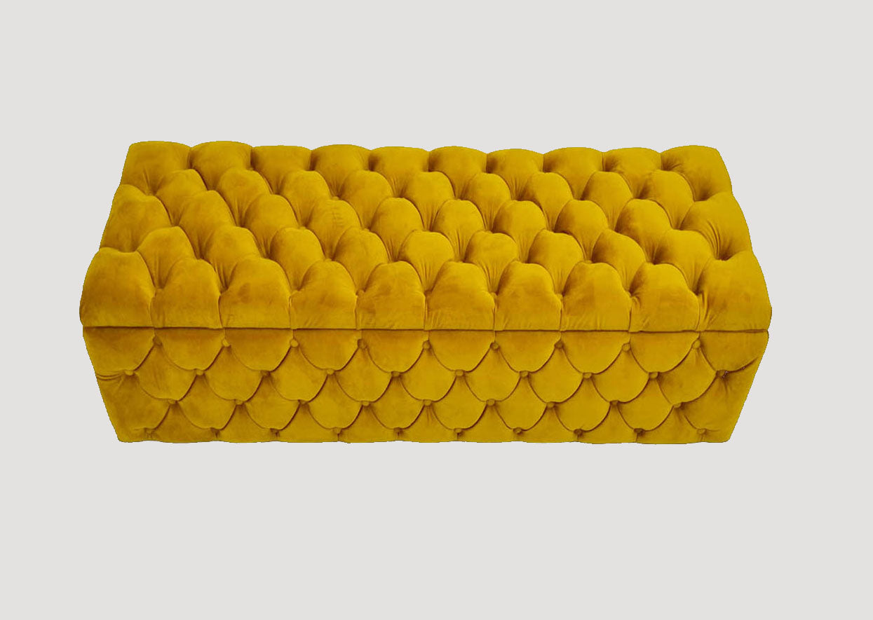 Lux Italian Large Ottoman Box - Blanket Box