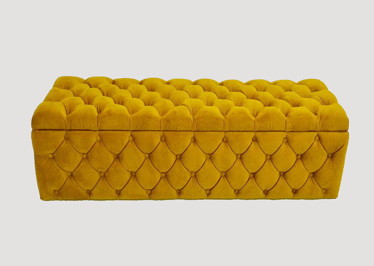 Lux Italian Large Ottoman Box - Blanket Box