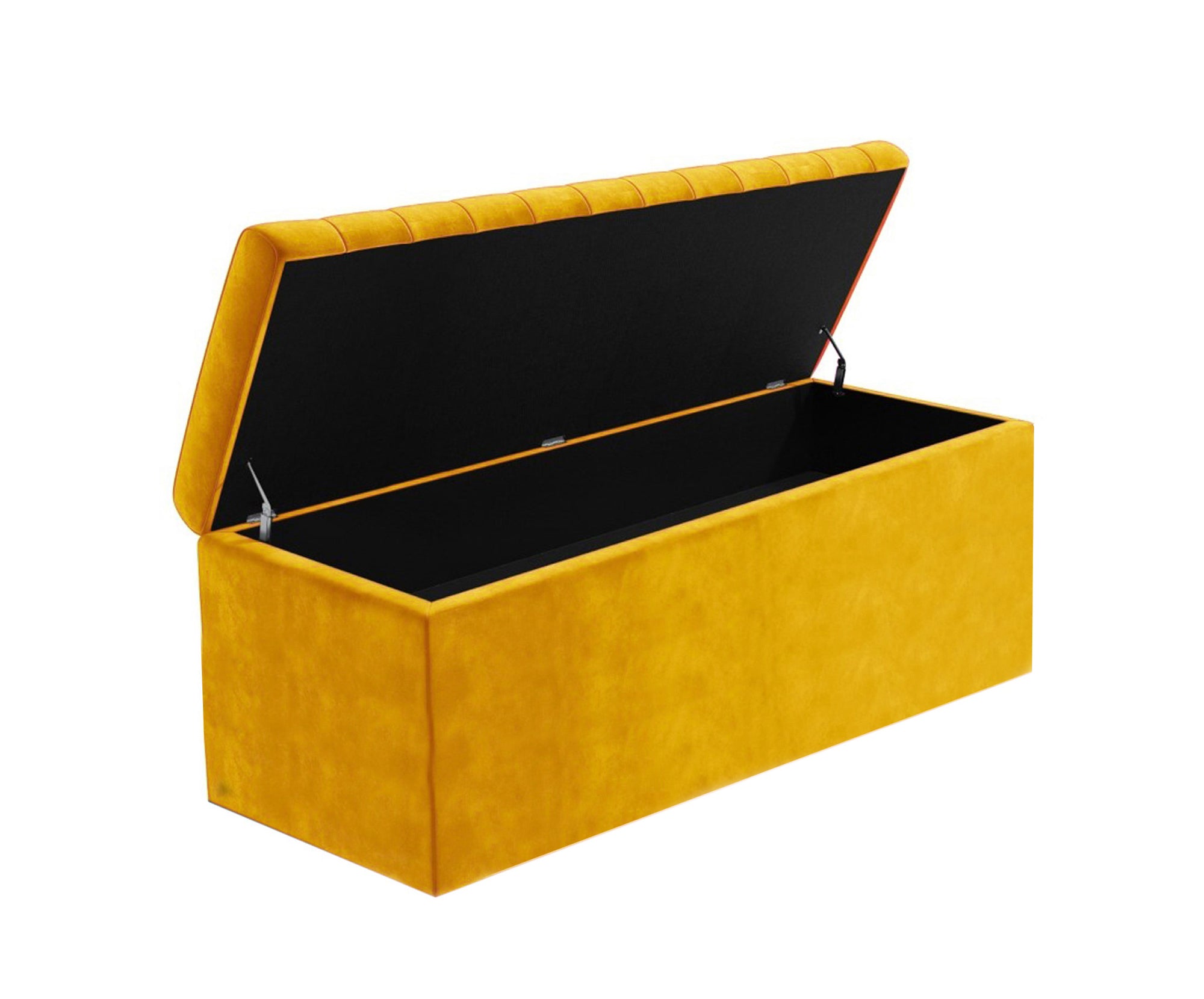 Safar Large Ottoman Storage Box - Upholstered Blanket Box