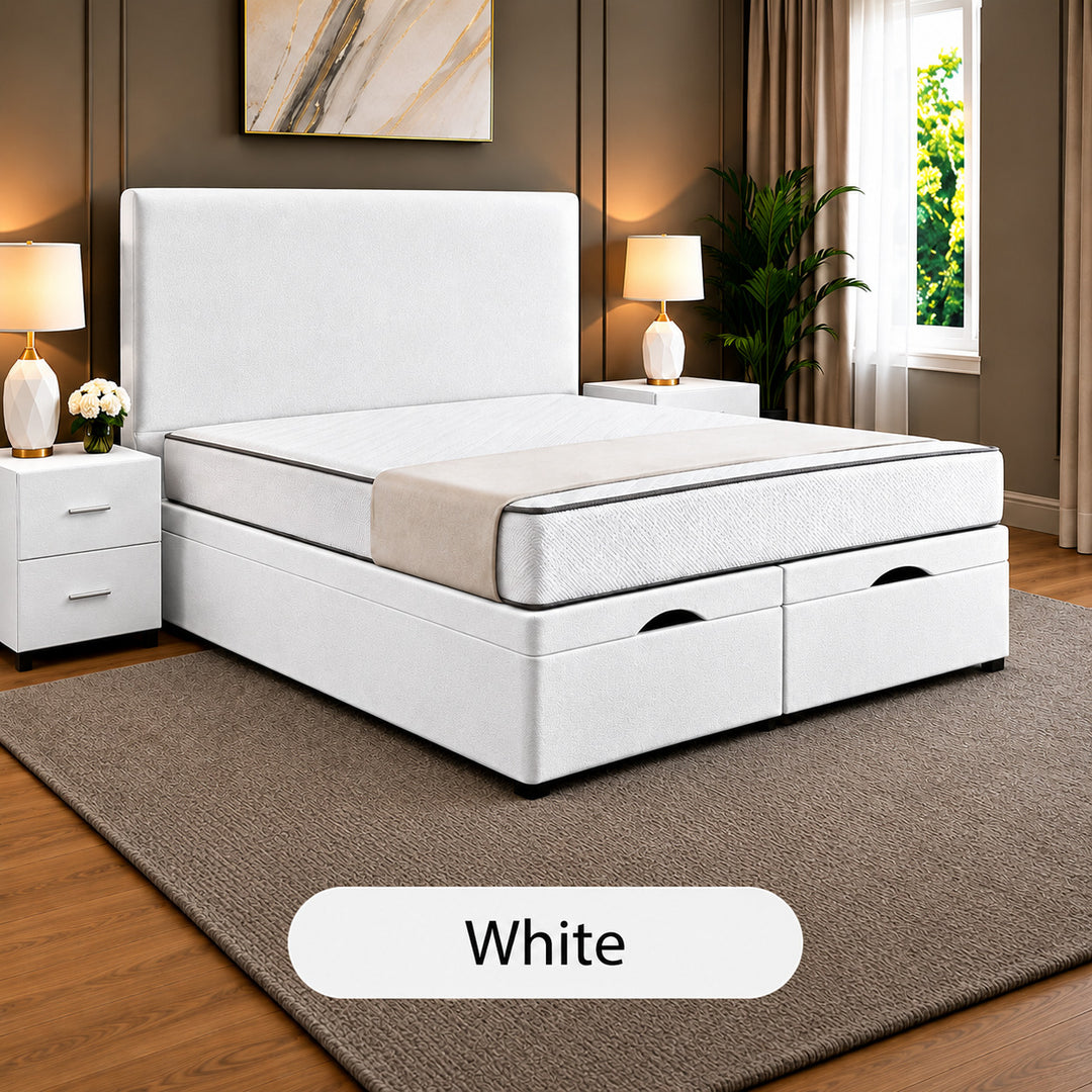 Hugo Divan Plain Ottoman Storage Bed Frame