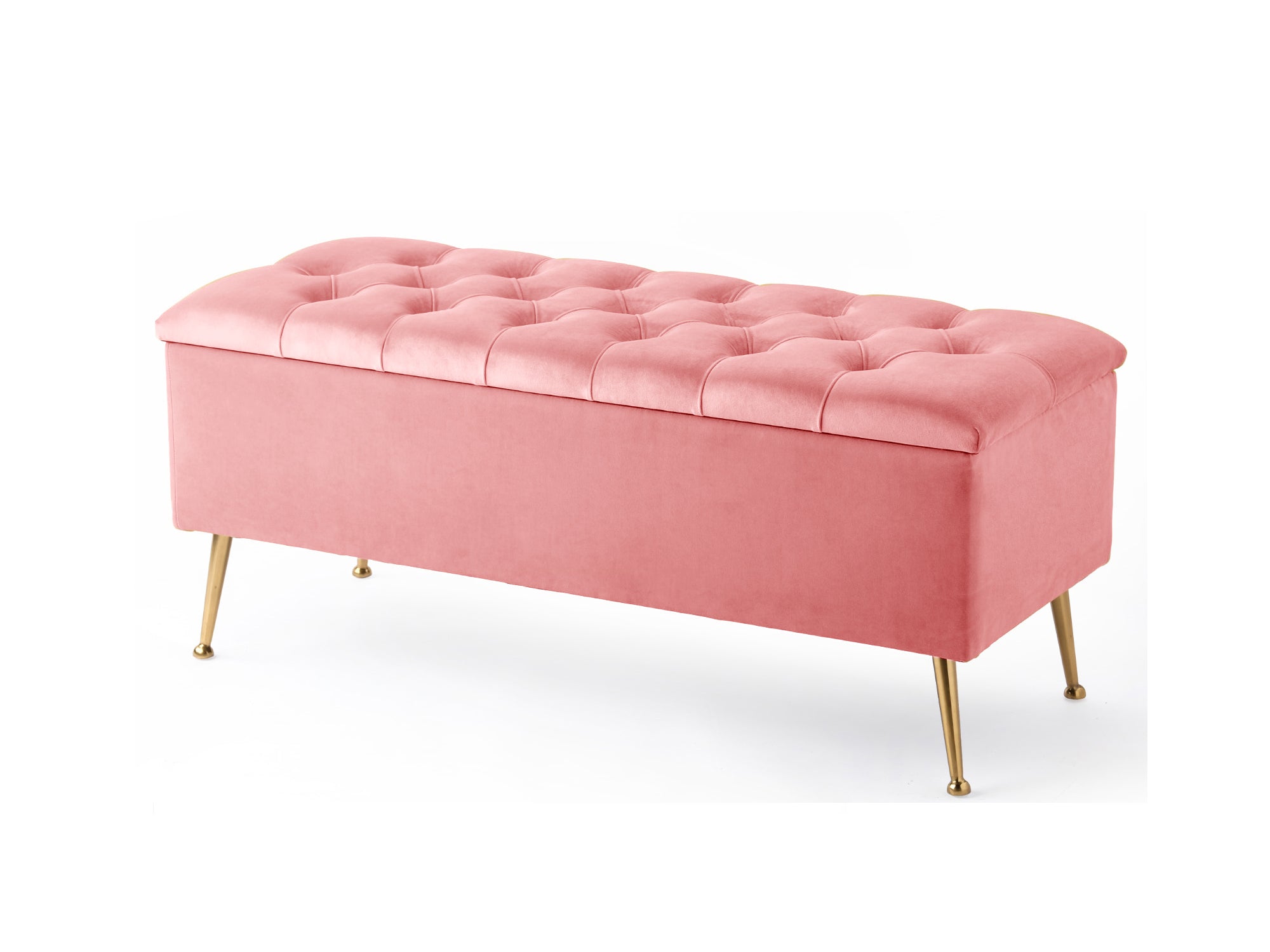 Amara Chesterfield Ottoman Storage Bench with Legs