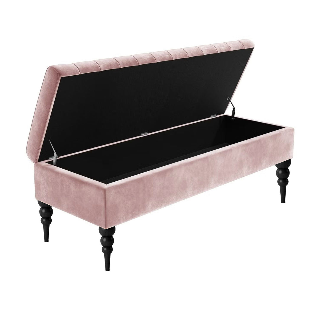 Sierra Ottoman Storage Bench with Legs