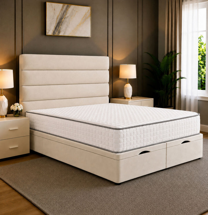 Prime Linear Panel Divan Ottoman Storage Bed Frame