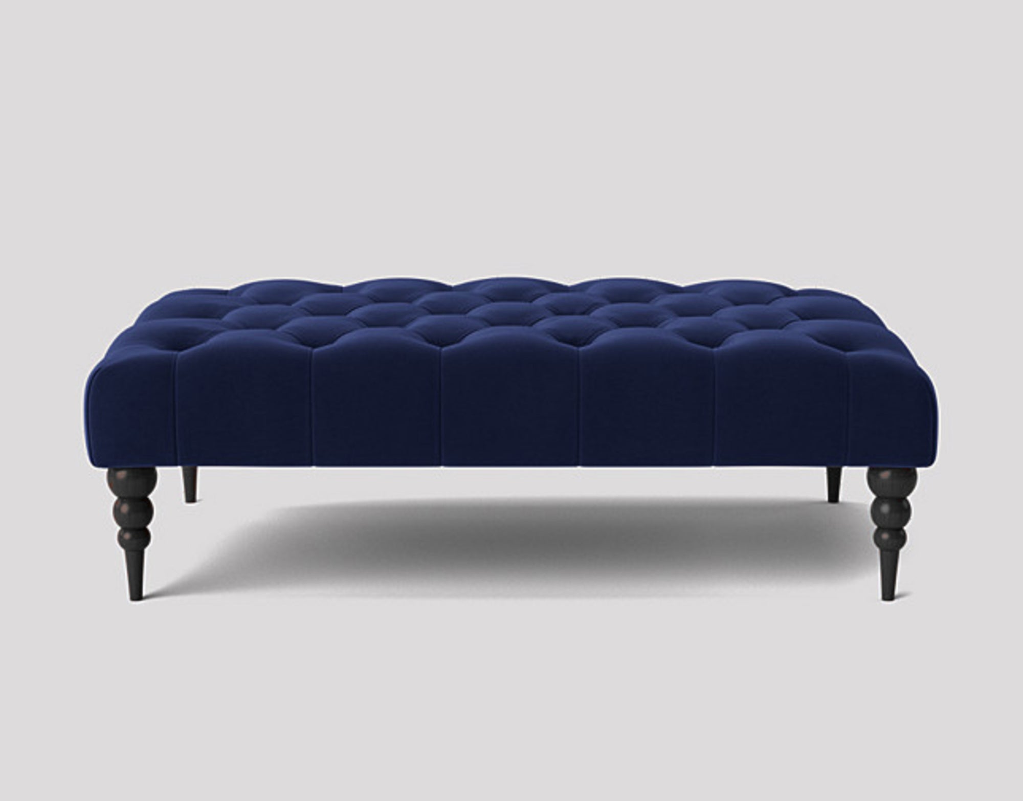 Alyana Rectangle Chesterfield Upholstered Footstool