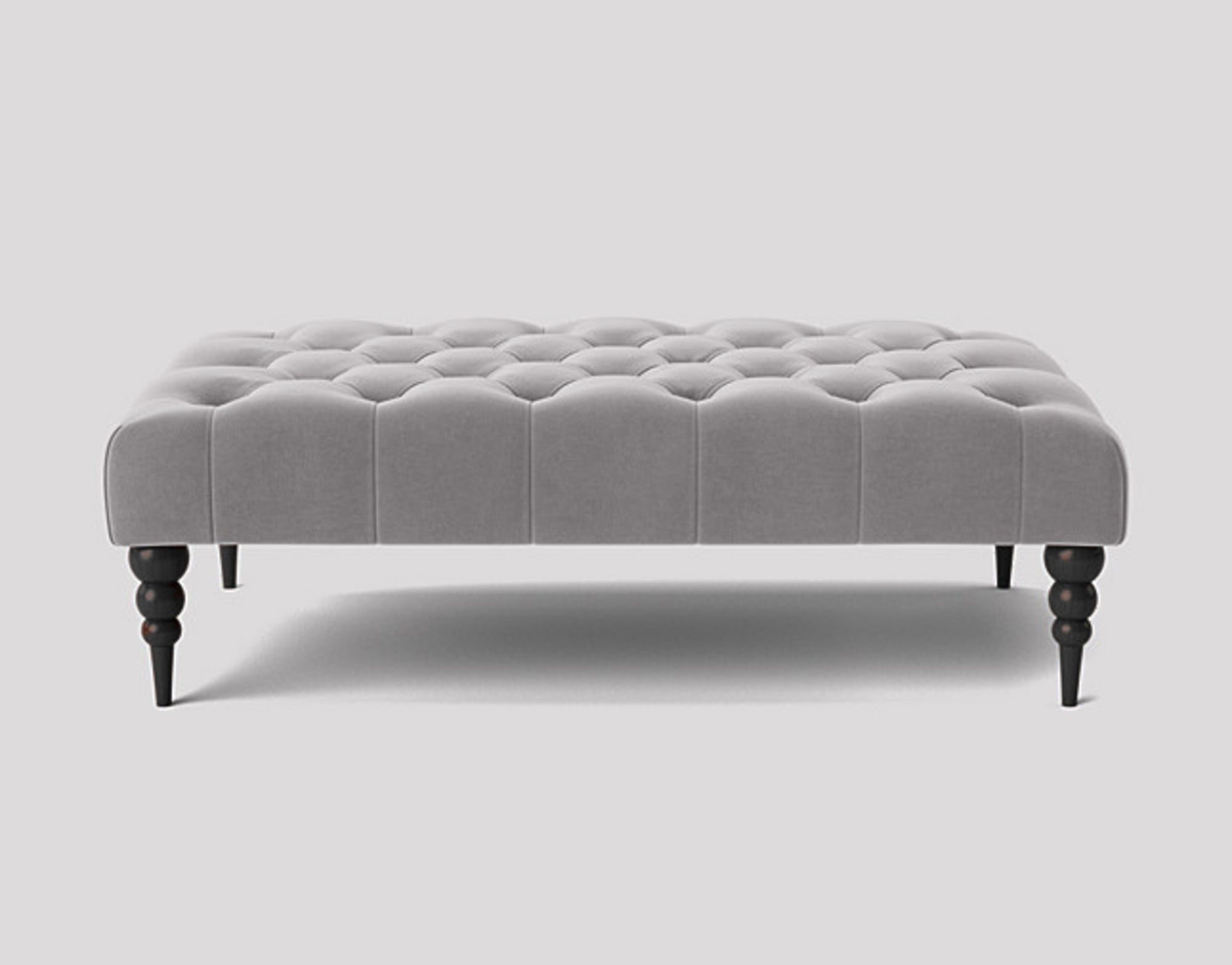 Alyana Rectangle Chesterfield Upholstered Footstool