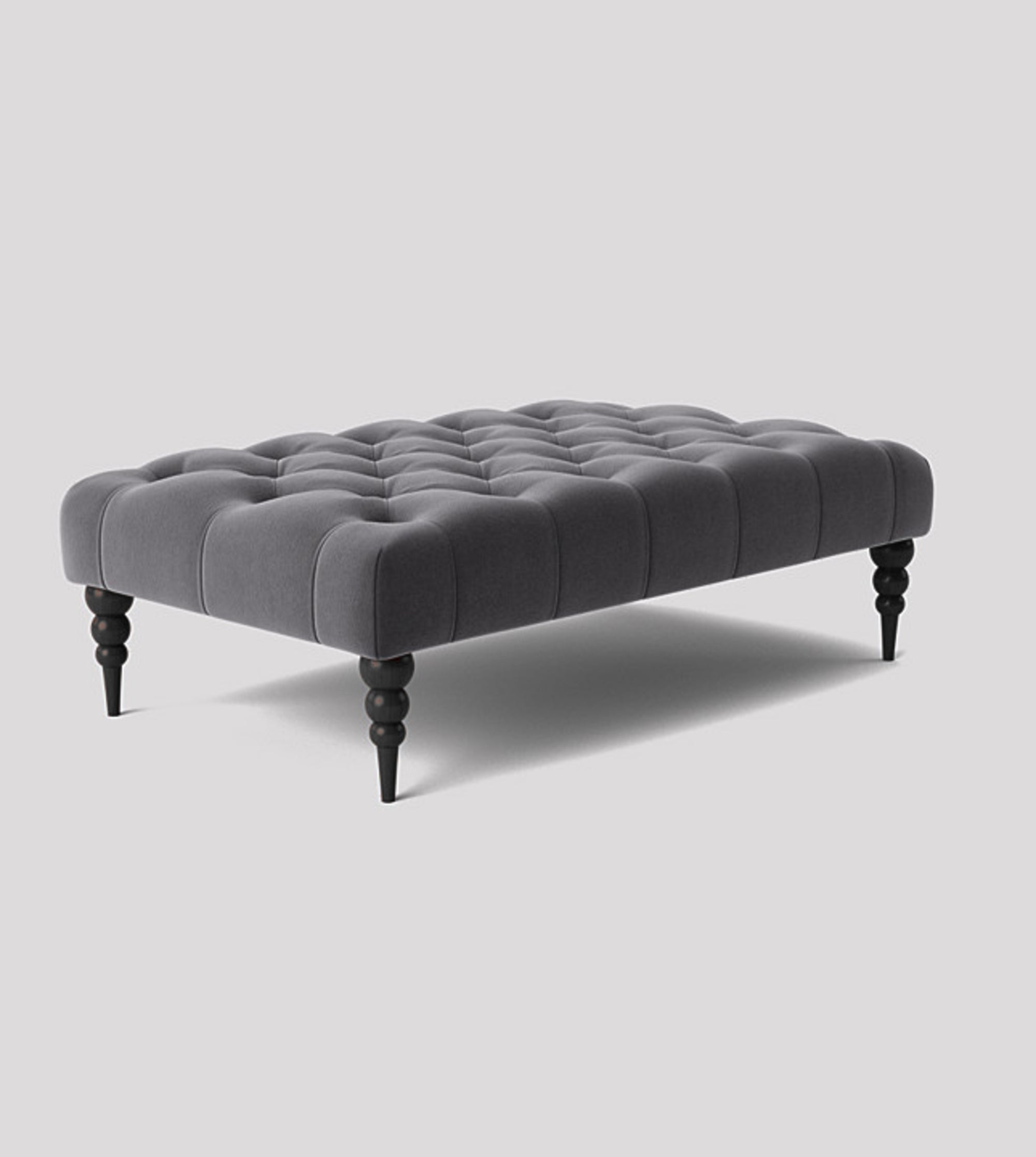 Alyana Rectangle Chesterfield Footstool