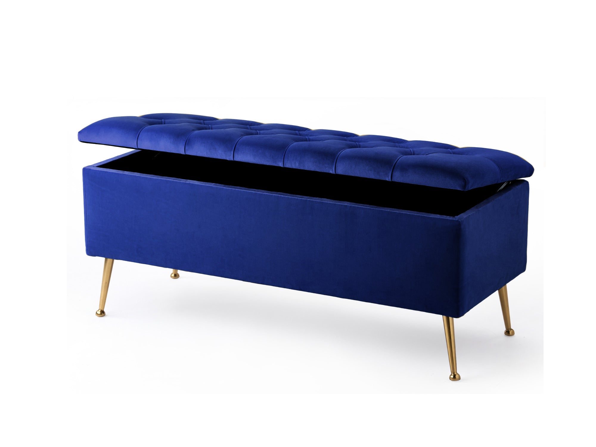 Amara Chesterfield Ottoman Storage Bench with Legs