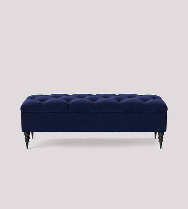 Safar Chesterfield Shoe Storage Bench with Legs