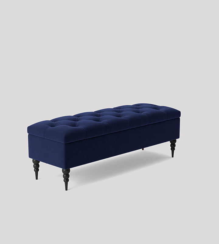 Safar Chesterfield Shoe Storage Bench with Legs