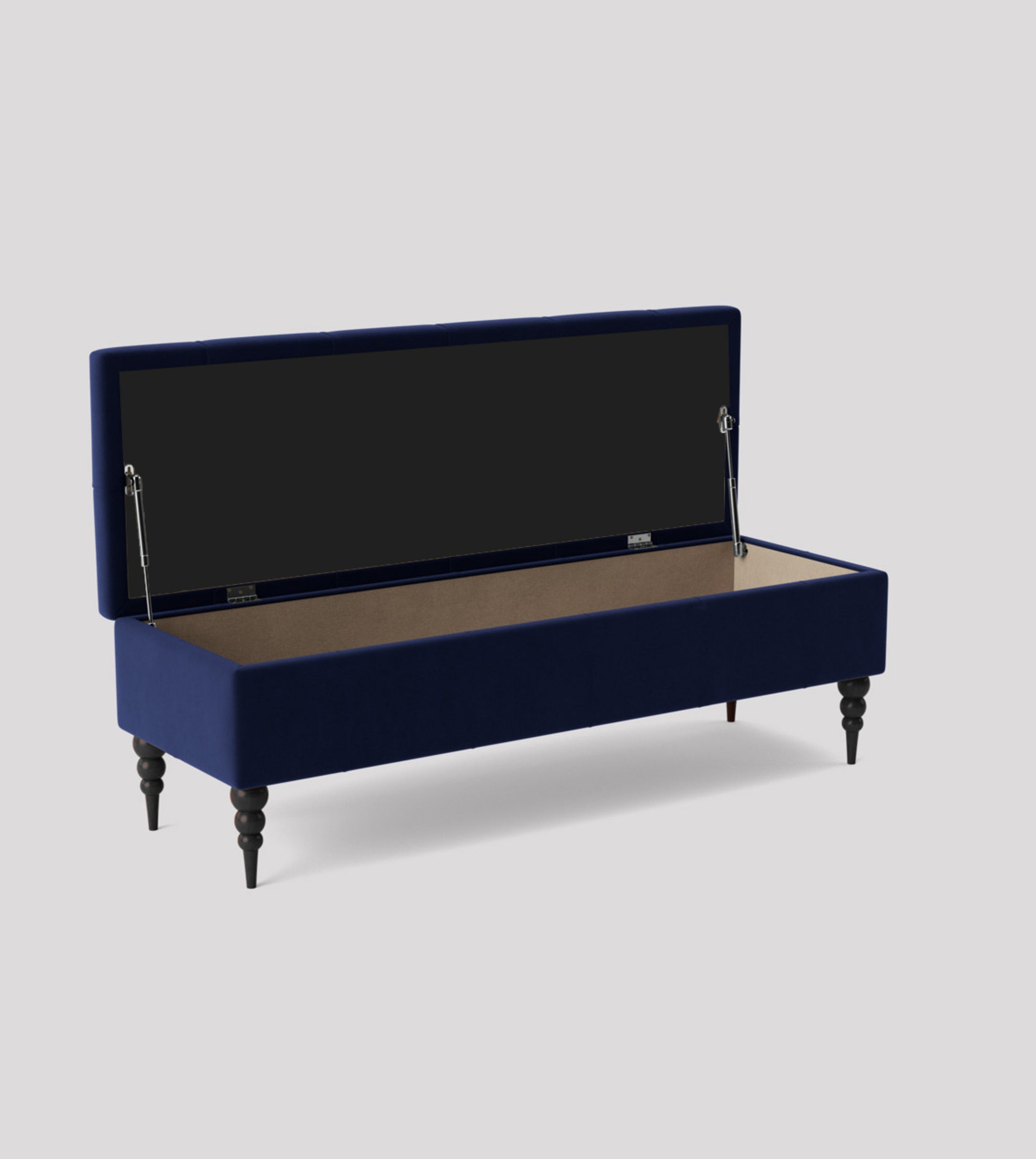 Safar Chesterfield Bench with Storage, Ottoman Storage Bench