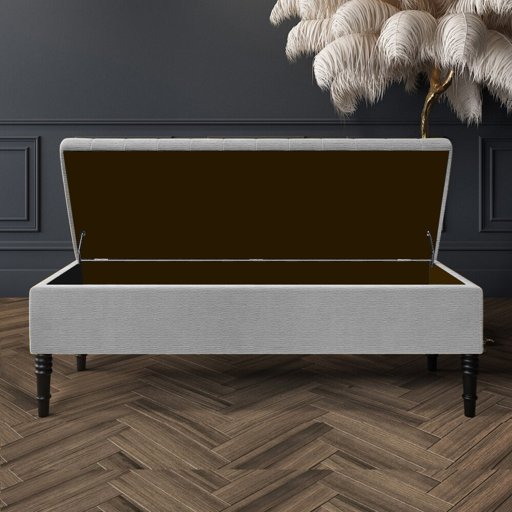 Safar Ottoman Storage Bench in Naples Fabric