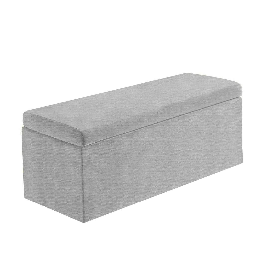 Safar Large Naples Ottoman Storage Box with Plain Lid