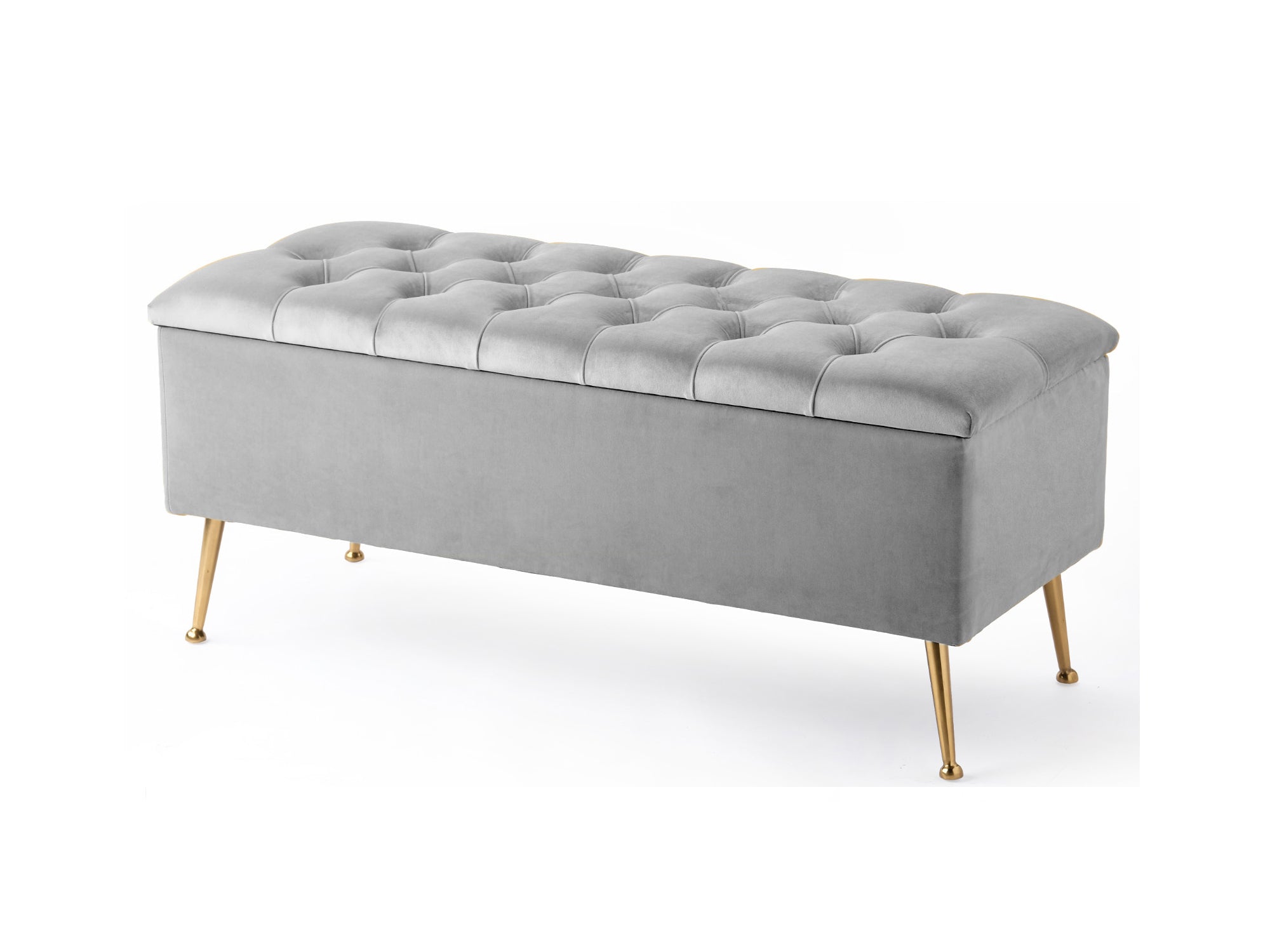 Amara Chesterfield Ottoman Storage Bench with Legs