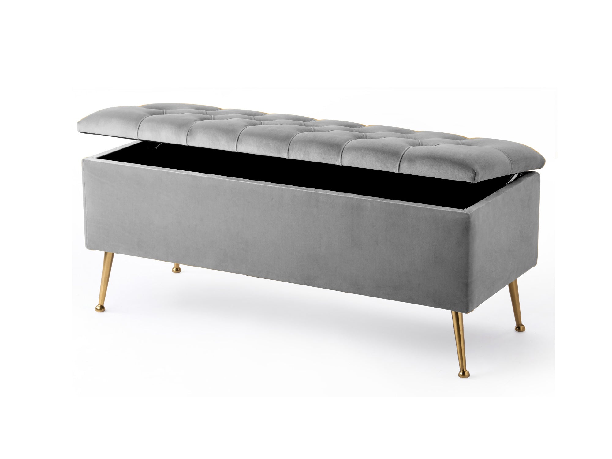Amara Chesterfield Ottoman Storage Bench with Legs