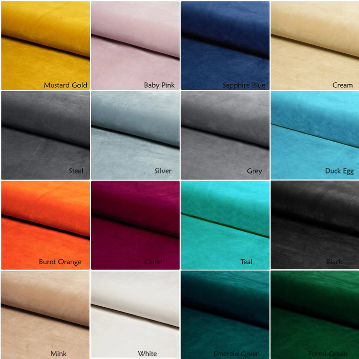 Soft Plush Velvet Upholstery Fabric for Furniture and Crafts