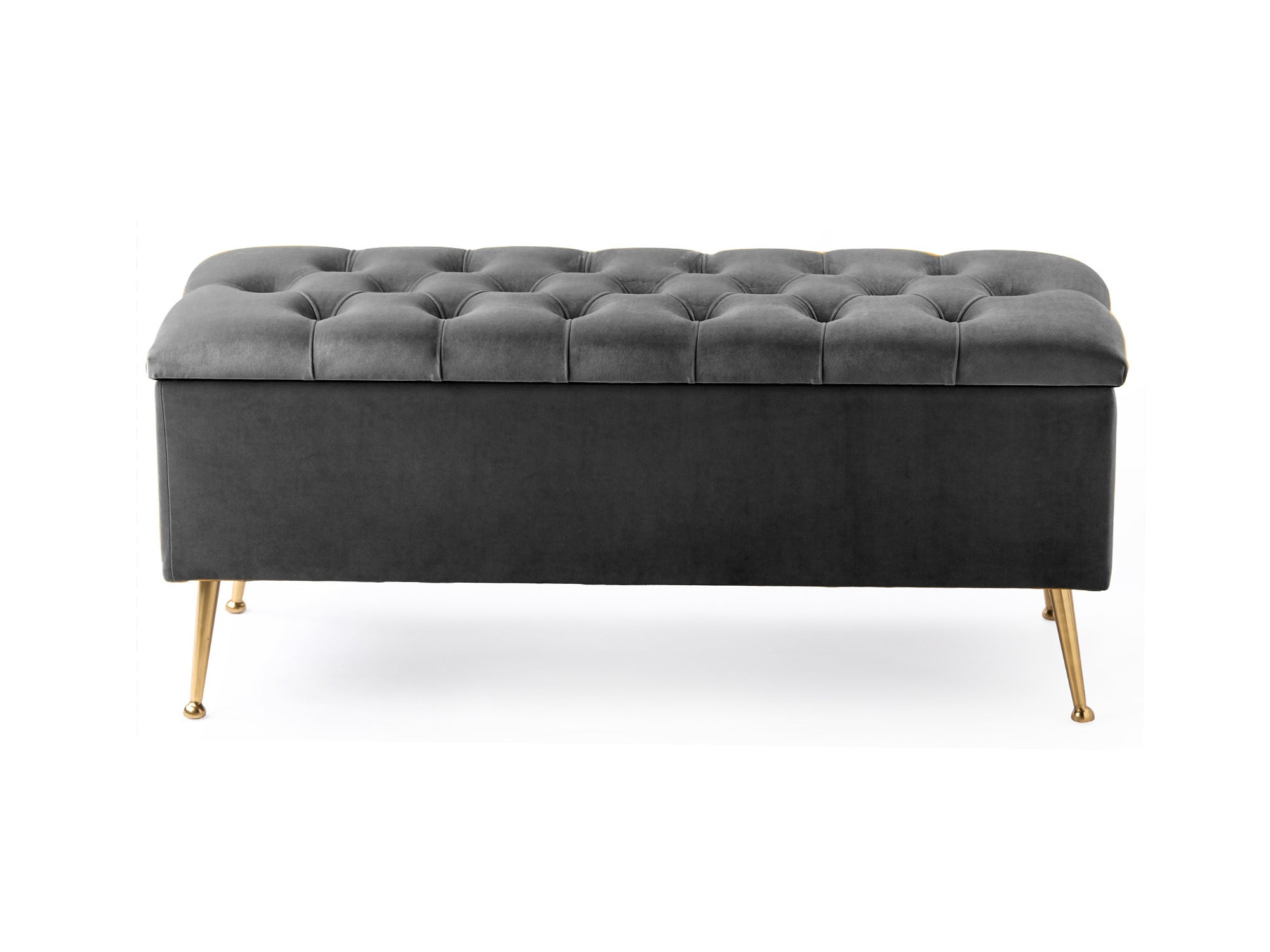Amara Chesterfield Ottoman Storage Bench with Legs