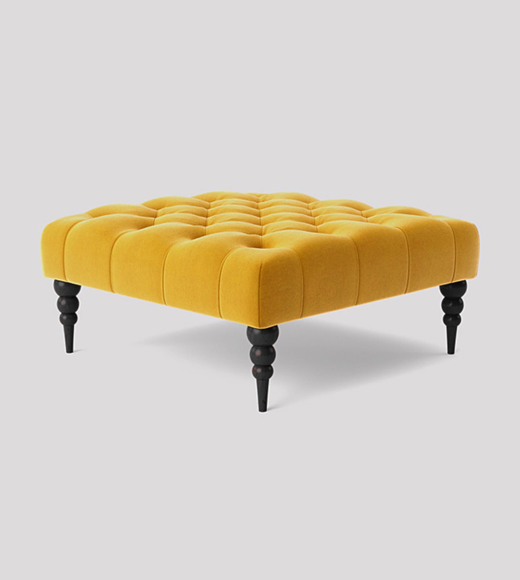Alyana Square Chesterfield Footstool
