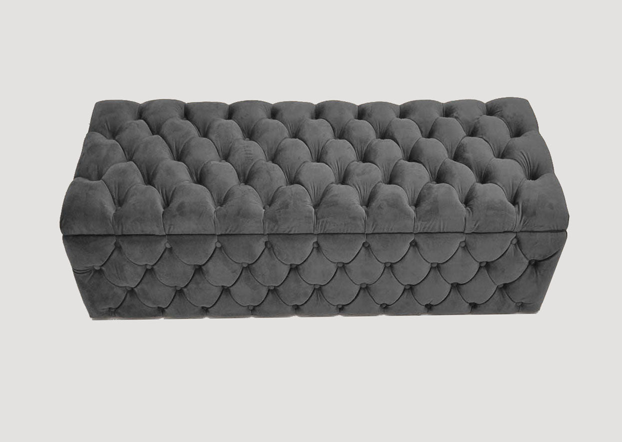 Lux Italian Large Ottoman Box - Blanket Box