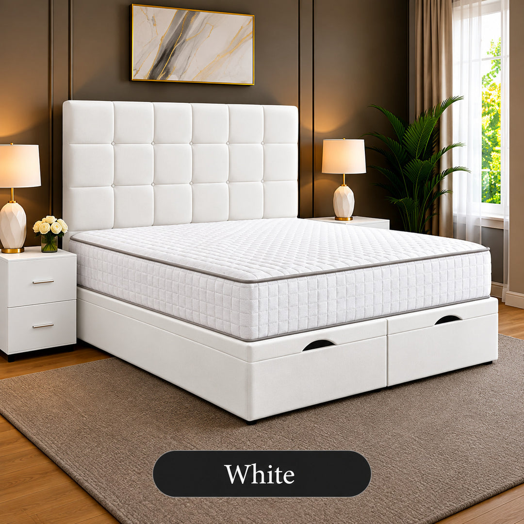 Emilia Tufted Divan Storage Ottoman Bed Frame