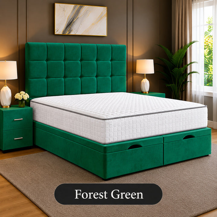 Emilia Tufted Divan Storage Ottoman Bed Frame
