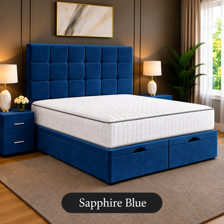 Emilia Tufted Divan Storage Ottoman Bed Frame