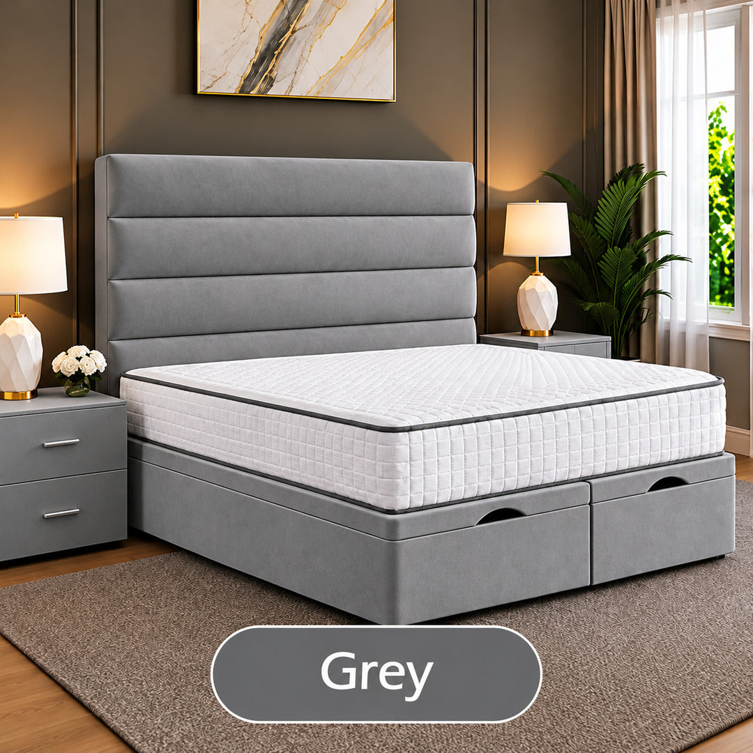 Prime Linear Panel Divan Ottoman Storage Bed Frame