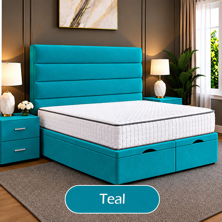 Prime Linear Panel Divan Ottoman Storage Bed Frame