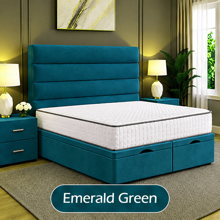 Prime Linear Panel Divan Ottoman Storage Bed Frame