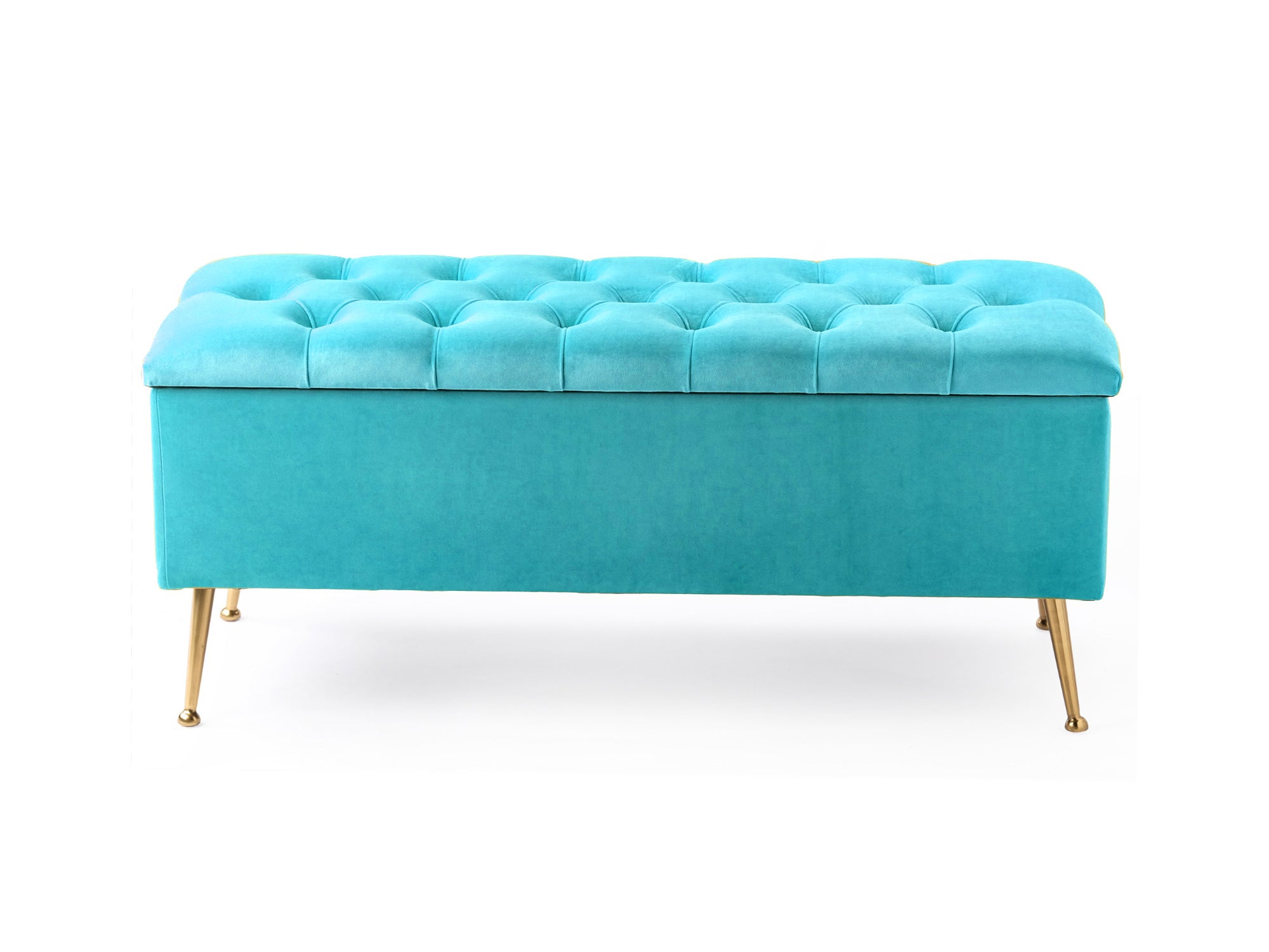 Amara Chesterfield Ottoman Storage Bench with Legs